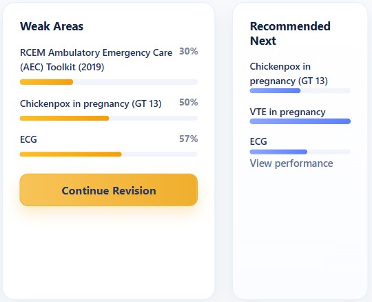 EM Courses student portal preview